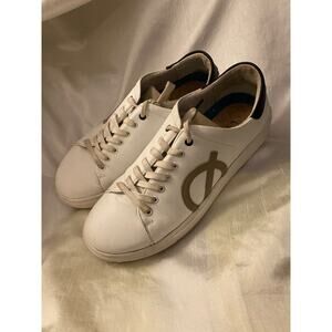 LOCI Womens Size 10.5 Origin 9 Vegan Natural Black Stone White Tan Sneakers